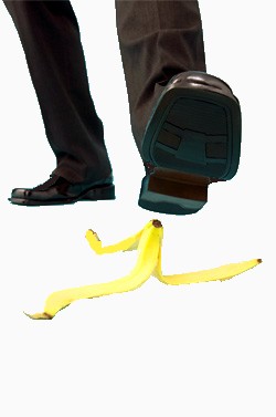 Glid ikke i bananen